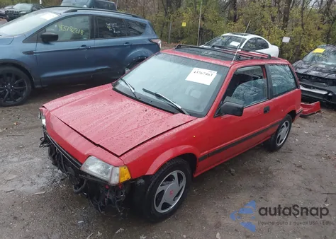 1986 Honda Civic 1.5 Si из США, поврежденный, VIN JHMAH5331GS020433